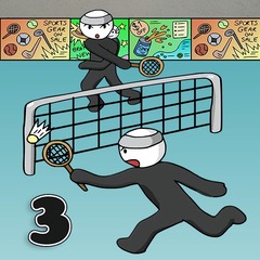 Thumbnail game - Stick Figure Badminton 3